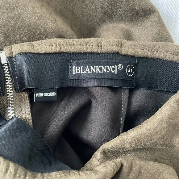 BLANKNYC high rise Faux Suede Pants Size 31 - Picture 7 of 7